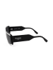 Karl Lagerfeld Okulary przeciwsłoneczne unisex w kolorze czarno-biało-szarym