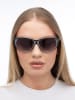 Karl Lagerfeld Damen-Sonnenbrille in Schwarz-Weiß/ Lila