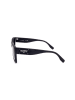Karl Lagerfeld Unisex-Sonnenbrille in Schwarz/ Blau