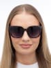 Oscar de la Renta Damen-Sonnenbrille in Grau-Schwarz/ Blau