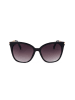 Oscar de la Renta Damen-Sonnenbrille in Schwarz-Gold/ Lila