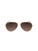 Tommy Hilfiger Okulary przeciwsłoneczne unisex w kolorze złoto-brązowym