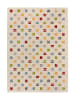 Atticgo Hochflor-Teppich "Bremen" in Creme/ Bunt
