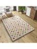 Atticgo Hochflor-Teppich "Bremen" in Creme/ Bunt