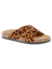 C'M Slippers bruin/lichtbruin