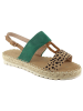 Bellucci Sandalen groen/lichtbruin