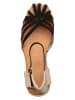Bellucci Sandalen in Schwarz/ Creme