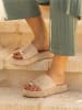 Bellucci Zehentrenner in Beige