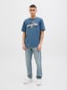 Jack & Jones Koszulka "Hawaii" w kolorze niebieskim