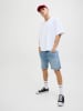 Jack & Jones Spijkershort "Rick" lichtblauw