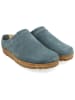HAFLINGER Leder-Clogs in Hellblau