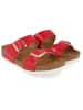 HAFLINGER Leder-Pantoletten in Rot