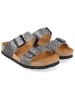 HAFLINGER Leren slippers zwart
