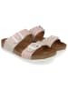 HAFLINGER Leder-Pantoletten in Rosa