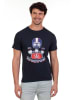 The Time of Bocha 2-delige set: shirts donkerblauw/wit