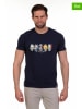 The Time of Bocha 2-delige set: shirts donkerblauw/wit