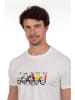 The Time of Bocha 2er-Set: Shirts in Dunkelblau/ Weiß