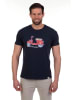 The Time of Bocha 2-delige set: shirts donkerblauw/wit