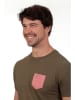 The Time of Bocha 2er-Set: Shirts in Schwarz/ Khaki