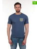 The Time of Bocha 2-delige set: shirts wit/donkerblauw