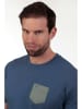 The Time of Bocha 2-delige set: shirts wit/donkerblauw