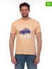 The Time of Bocha 2er-Set: Shirts in Apricot/ Blau