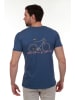 The Time of Bocha 2er-Set: Shirts in Apricot/ Blau