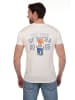 The Time of Bocha 2er-Set: Shirts in Blau/ Creme