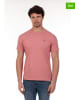 The Time of Bocha 2-delige set: shirts zalmroze/blauw