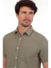 The Time of Bocha 2-delige set: blouses - regular fit - kaki/lichtblauw