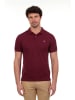 The Time of Bocha 2-delige set: poloshirts bordeaux/donkerblauw