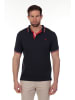 The Time of Bocha 2-delige set: poloshirts wit/donkerblauw