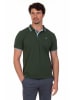 The Time of Bocha 2er-Set: Poloshirts in Grau/ Dunkelgrün