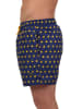 The Time of Bocha 2-delige set: zwemshorts donkerblauw/roze