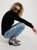 Cross Jeans Sweter w kolorze czarnym