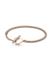 Pandora Rosévergold. Armkette mit Schmuckelement