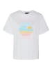 Pieces Shirt "Banda" in Weiß