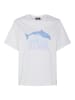 Pieces Shirt "Banda" in Weiß