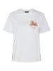 Pieces Shirt "Summer" in Weiß