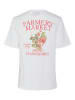 Pieces Shirt "Summer" in Weiß