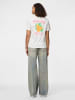 Pieces Shirt "Summer" in Weiß