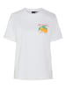 Pieces Shirt "Summer" in Weiß