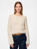 Pieces Pullover "Siri" in Creme