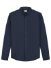 DSTREZZED Linnen blouse donkerblauw