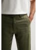 DSTREZZED Lniane spodnie chino w kolorze khaki