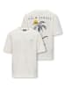 ONLY & SONS Junior Koszulka "Summer life" w kolorze białym