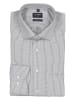 OLYMP Blouse "Luxor" - modern fit - grijs/wit