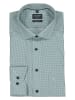 OLYMP Blouse "Luxor" - modern fit - groen/wit