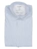 OLYMP Blouse "Luxor" - modern fit - lichtblauw/wit