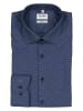 OLYMP Blouse "Level 5" - body fit - donkerblauw